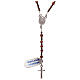 Rosary 925 silver with goldstone beads s1