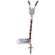 Rosary 925 silver with goldstone beads s2