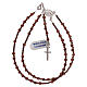 Rosary 925 silver with goldstone beads s4