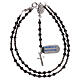 Rosary 925 silver and bluestone beads s4