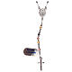 Rosary of 925 silver with hematite beads s1