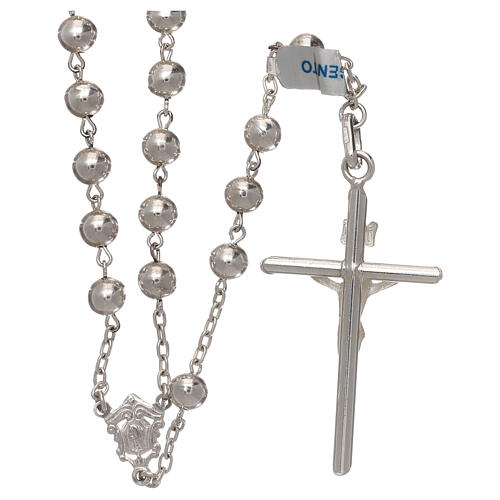 800 silver rosary with silver beads 2
