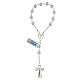 Single decade rosary of 800 silver filigree s1