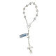 Single decade rosary of 800 silver filigree s2