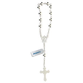 Rosari argento: Rosario decina in argento 800 dorato