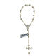 Single decade rosary with beads of 800 silver s1