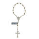 Single decade rosary with beads of 800 silver s2
