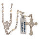 Collar rosario de plata 800 y nácar s1