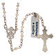 Rosary necklace of 800 silver and mother-of-pearl s2