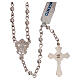 Rosary of 800 silver with smooth beads s2