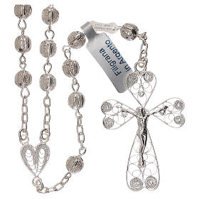 Rosary in 800 silver