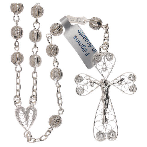 Rosary in 800 silver 1