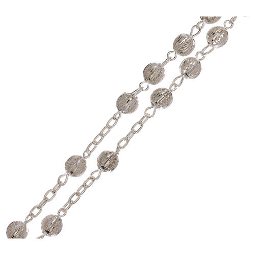 Rosary in 800 silver 3