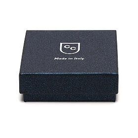 Colar terço prata 925 com crucifixo contas 2 mm s5