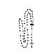 Rosary with black stones and heart-shaped medal, 925 silver s4