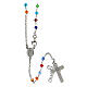 Rosary E Gioia Sia, 925 silver and multicoloured beads s2