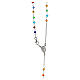 Rosary E Gioia Sia, 925 silver and multicoloured beads s3