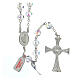 925 silver rosary bound with 8 mm water crystal beads s2