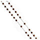 Rosary in 925 silver with 4 mm brown hematite beads s3