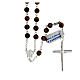 Rosary 925 silver polished tiger eye beads 6 mm s2