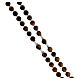 Rosary Miraculous Mary medal tiger eye beads 6 mm 925 silver s3
