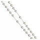 Rosary tubular cross 925 silver 6 mm beads s3