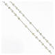 Rosary with spherical beads in mother of pearl 4 mm 925 silver s3