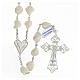 Chapelet argent 800 croix filigrane perles baroques s2