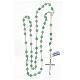 Rosary with beads in green aventurine 6 mm 925 silver s4