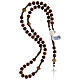 Rosary of 925 silver with cylindrical beads of 7x9 mm and crosses with Chi-Rho s4