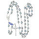 925 silver rosary with gray river pearls 8 mm s4