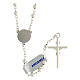 925 silver rosary with Maltese centerpiece medal 4 mm s2