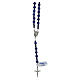Różaniec srebro 925, koraliki lapis lazuli 6mm s1
