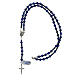 Różaniec srebro 925, koraliki lapis lazuli 6mm s4