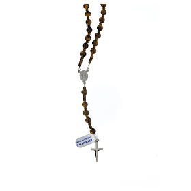 Tiger eye rosary and 925 silver 6mm