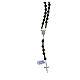 Rosary of 925 silver with 0.2 in bronzite beads s1