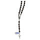 Rosary of 925 silver with 0.2 in bronzite beads s2