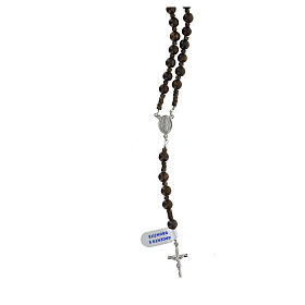 Rosary 6mm bronzite and 925 silver