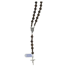 Rosary 6mm bronzite and 925 silver