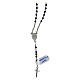 Rosary of 925 silver with 0.08 in beads of lapis lazuli s2