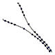 Rosary of 925 silver with 0.08 in beads of lapis lazuli s3