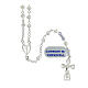 Silver filigree rosary, 0.16 in beads s2