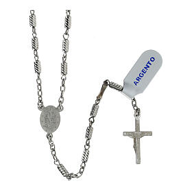 Rosenkranz aus 925er Silber mit 6 mm Barockperlen