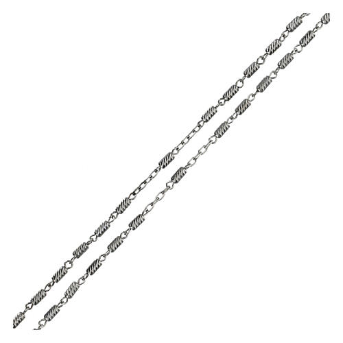 Różaniec srebro 925, koraliki 6mm 3