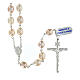 Rosary with Baroque freshwater pearls of 0.3 in and Miraculous Medal s1