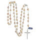 Rosary with Baroque freshwater pearls of 0.3 in and Miraculous Medal s4