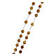 Olivewood rosary with 0.2 in beads and 925 silver s3