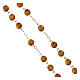 Rosary with Miraculous Medal, 925 silver and 0.024 in olivewood beads s3