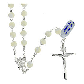 Rosary of 925 silver and 0.3 in pearls