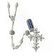 Filigree rosary of 800 silver with oval pearls of 0.04x0.02 in s1